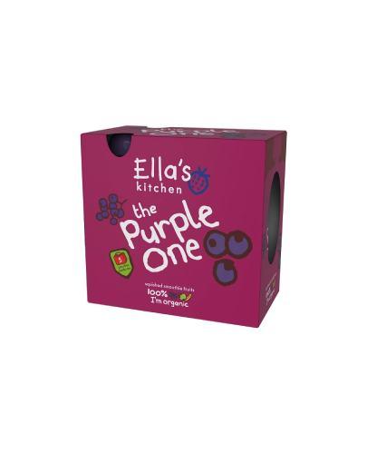 Ella's Kitchen The Purple One, puree owocowe z czarną porzeczką, 5 x 90 g [DROGERIA] zdjęcie