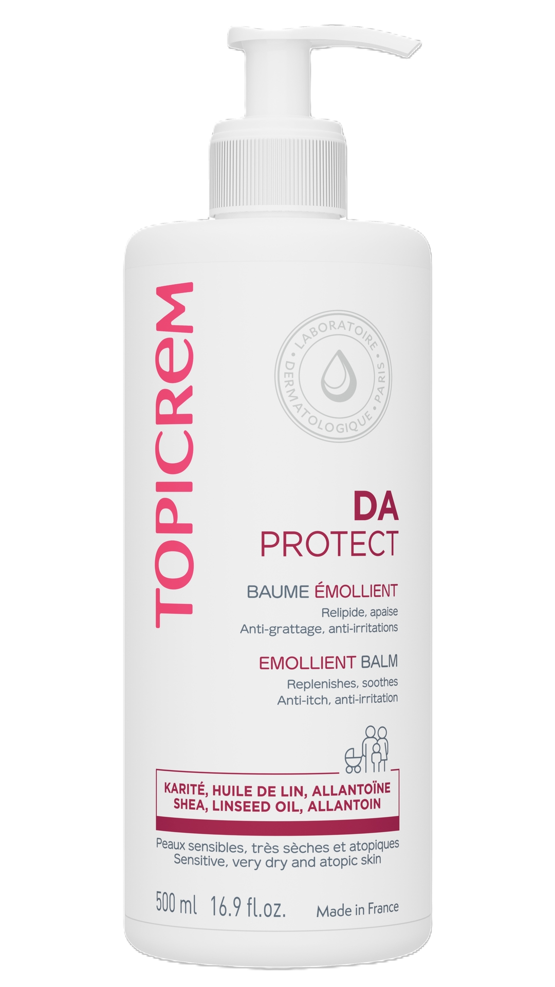 Topicrem, Da Protect Emollient Balm, emolientowy balsam, 500 ml zdjęcie