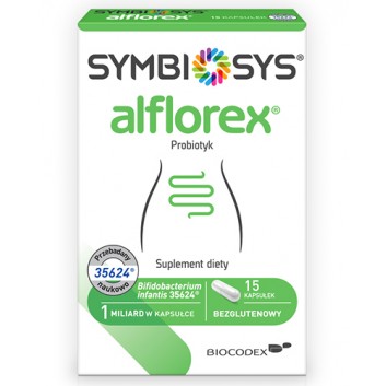 Symbiosys alflorex probiotyk, 15 kapsułek