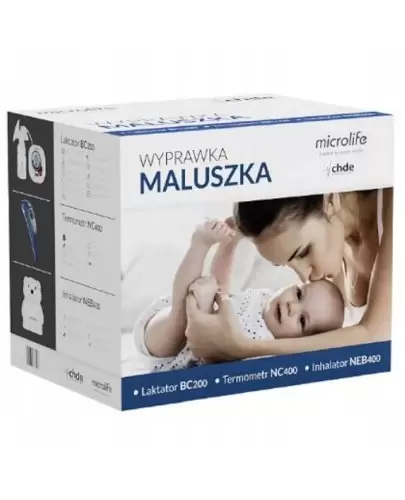 Microlife Wyprawka maluszka laktator BC200 + termometr NC400 + inhalator NEB400 zdjęcie