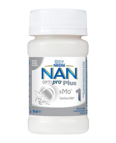 Nestle Nan Optipro Plus 1 HMO Mleko początkowe dla niemowląt od urodzenia - 90 ml - cena, opinie, właściwości zdjęcie