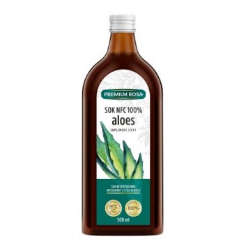 Premium Rosa Sok z Aloesu, 500 ml, cena, opinie, wskazania
