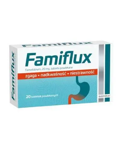 Famiflux 20 mg, tabletki powlekane, 20 sztuk zdjęcie