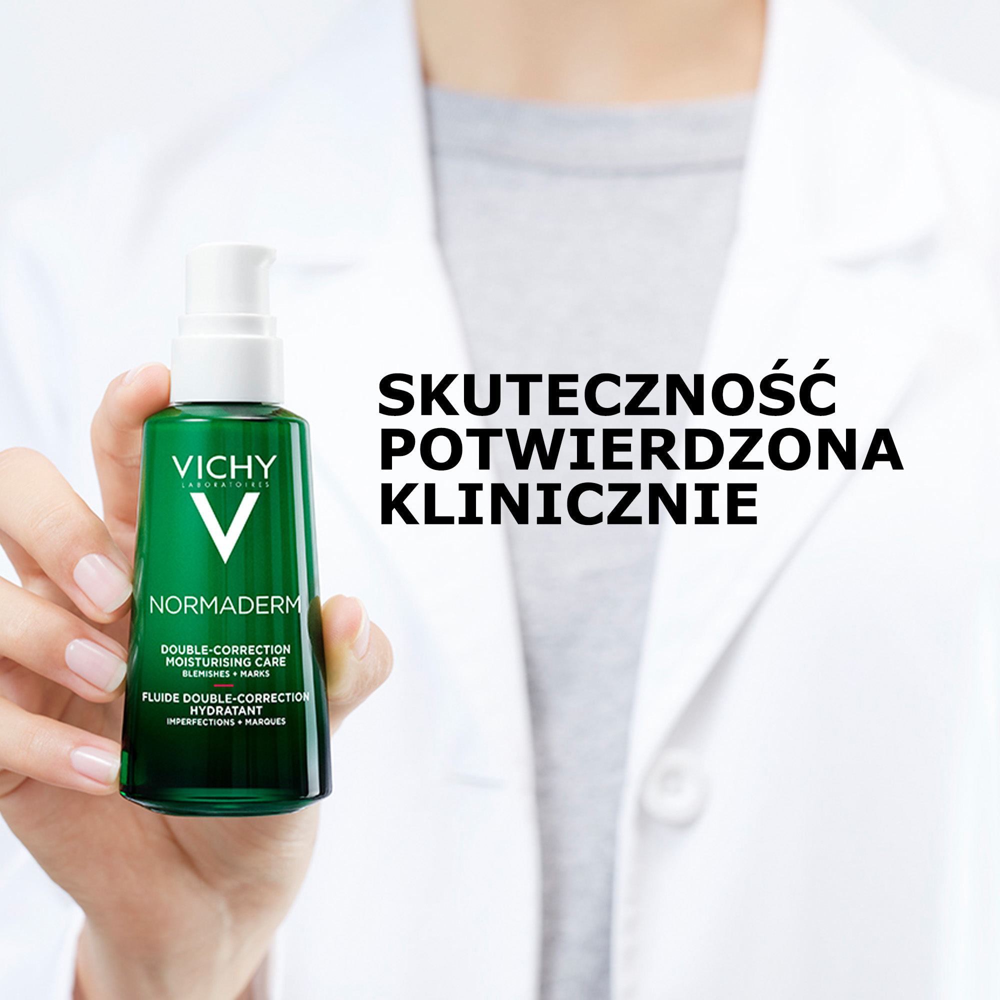 Vichy Normaderm, krem przeciw niedoskonałościom o podwójnym działaniu, skóra trądzikowa, 50 ml