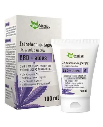 EkaMedica żel ochronno-łagodzący CBD + aloes 100 ml zdjęcie