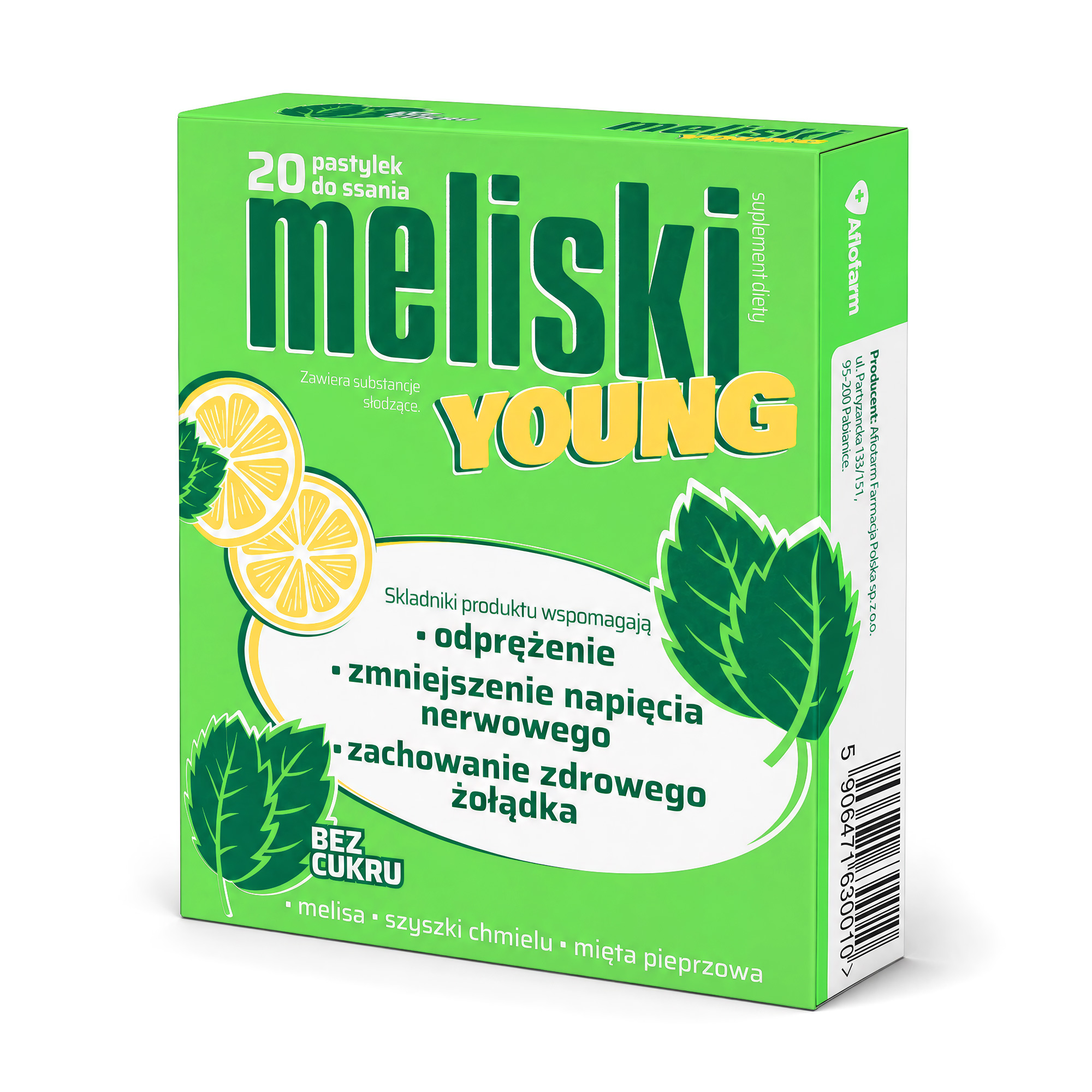 Meliski Young, 20 pastylek do ssania