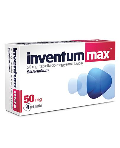 Inventum Max, 50 mg, tabletki do rozgryzania i żucia, 4 sztuki zdjęcie