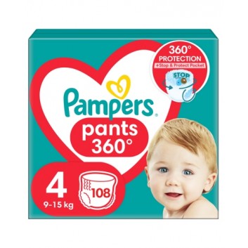 Pampers Pants 4 pieluchomajtki 9-15kg 108 sztuk