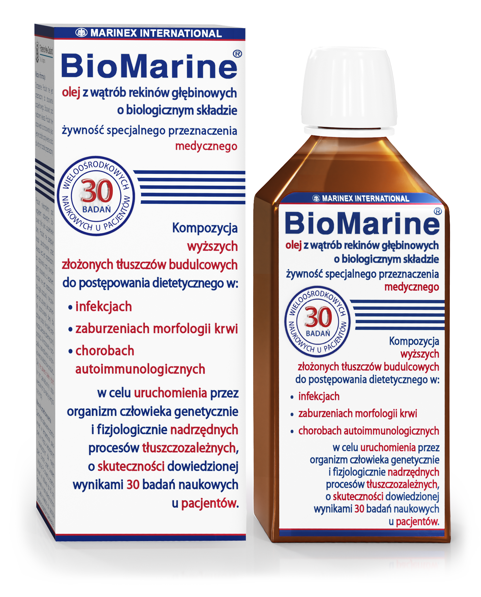 BioMarine olej z wątroby rekinów płyn, 100 ml zdjęcie