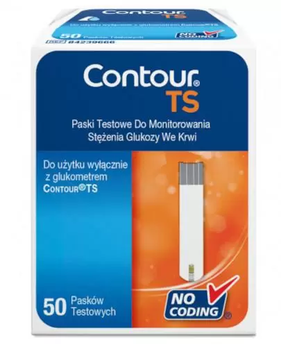 Contour TS paski testowe 50 sztuk zdjęcie