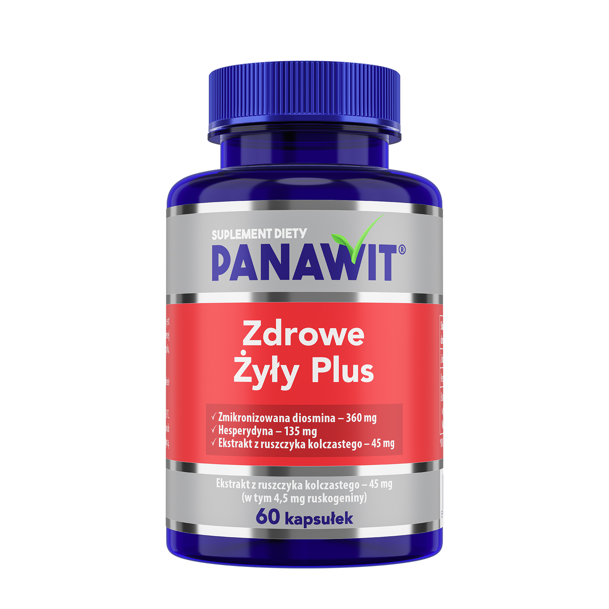 Panawit, Zdrowe żyły Plus, kapsułki, 60 sztuk zdjęcie