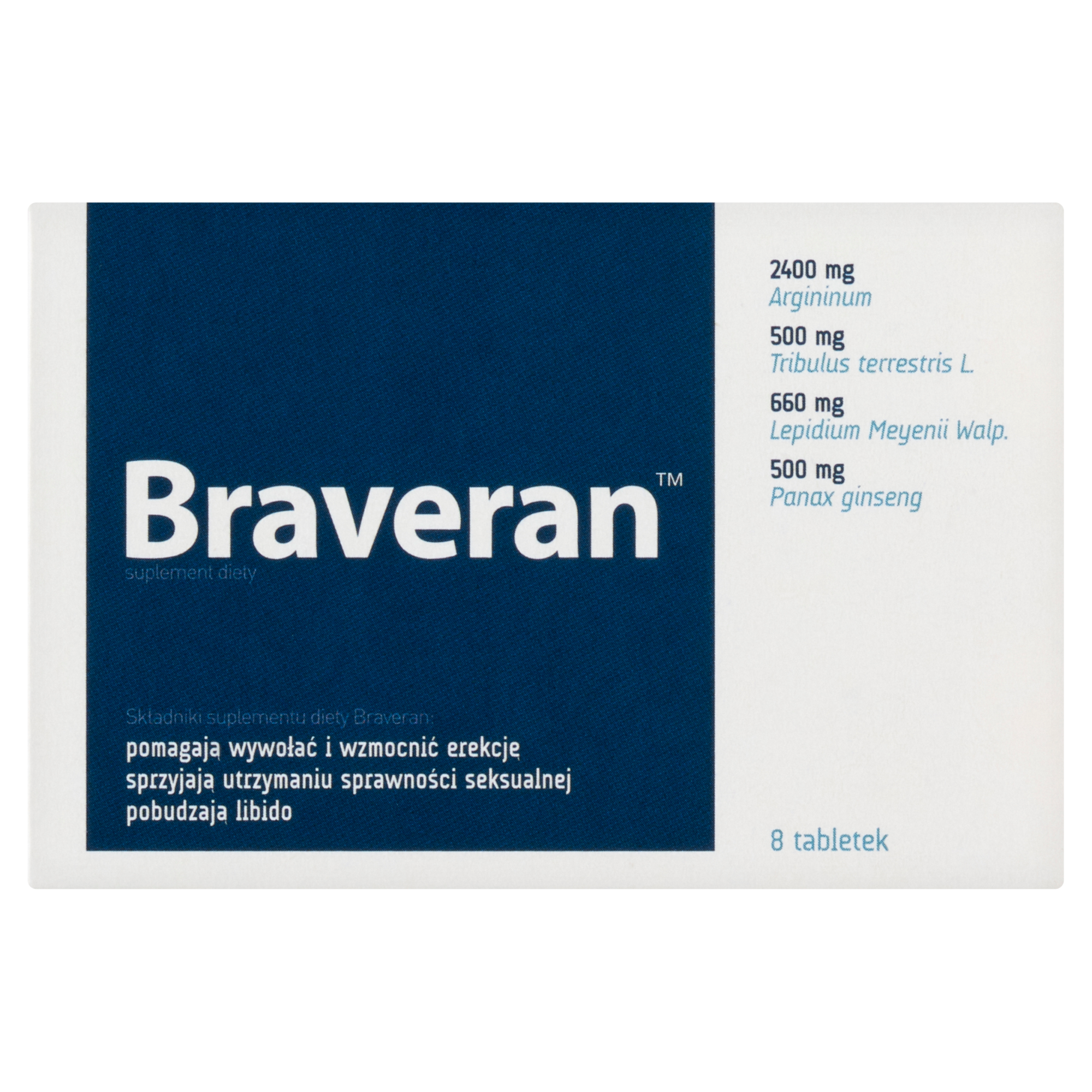 BRAVERAN, 8 tabletek zdjęcie