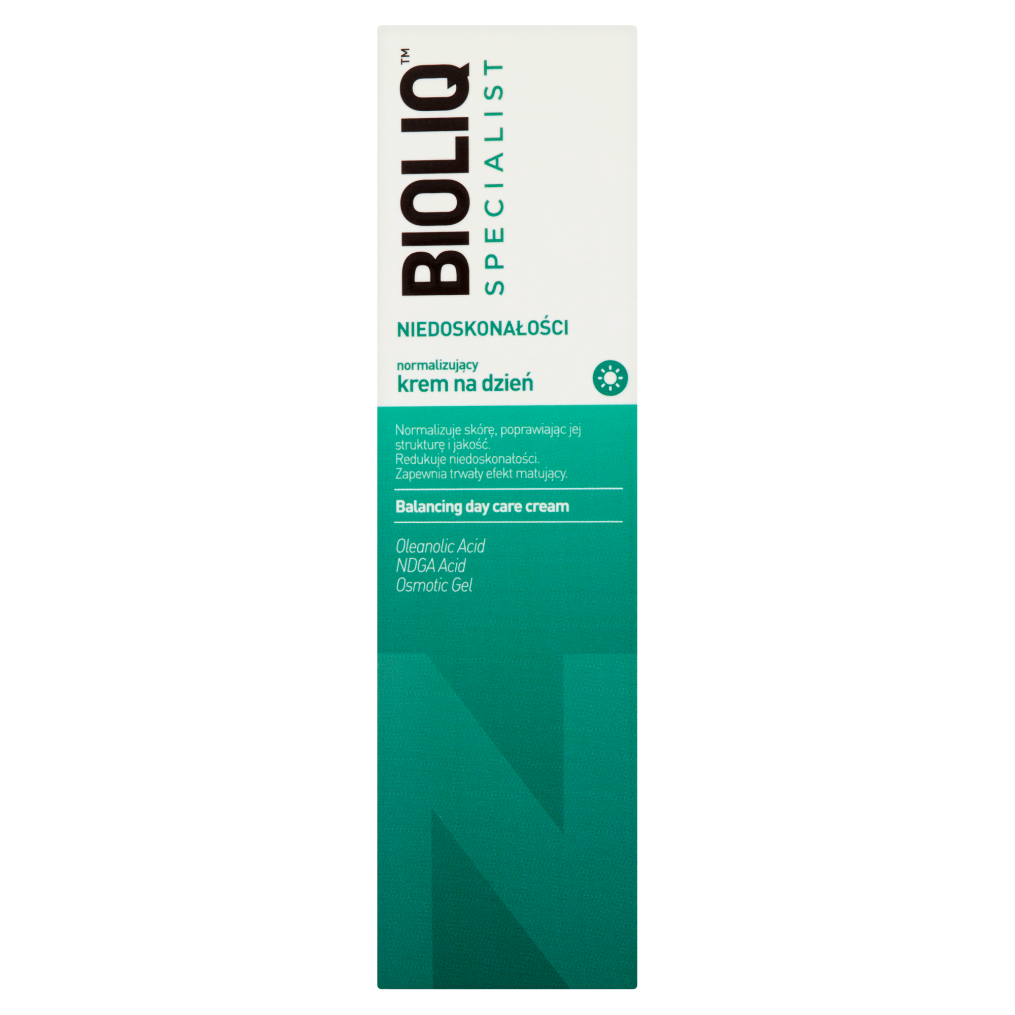 BIOLIQ SPECIALIST NIEDOSKONAŁOŚCI Normalizujący krem na dzień - 30 ml zdjęcie
