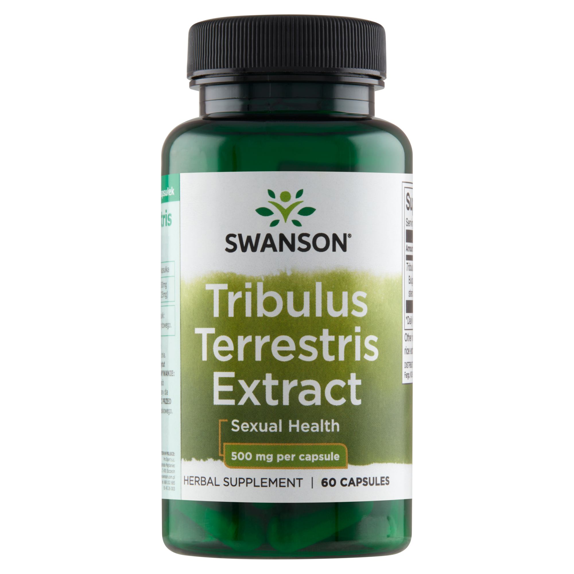 SWANSON Tribulus Terrestris extrakt 500 mg - 60 kaps. zdjęcie