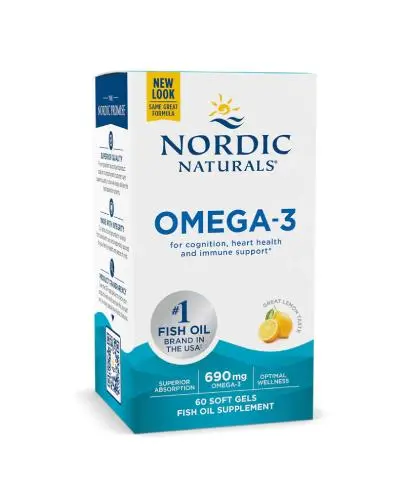 Nordic Naturals Omega-3 690 mg, 60 kapsułek zdjęcie