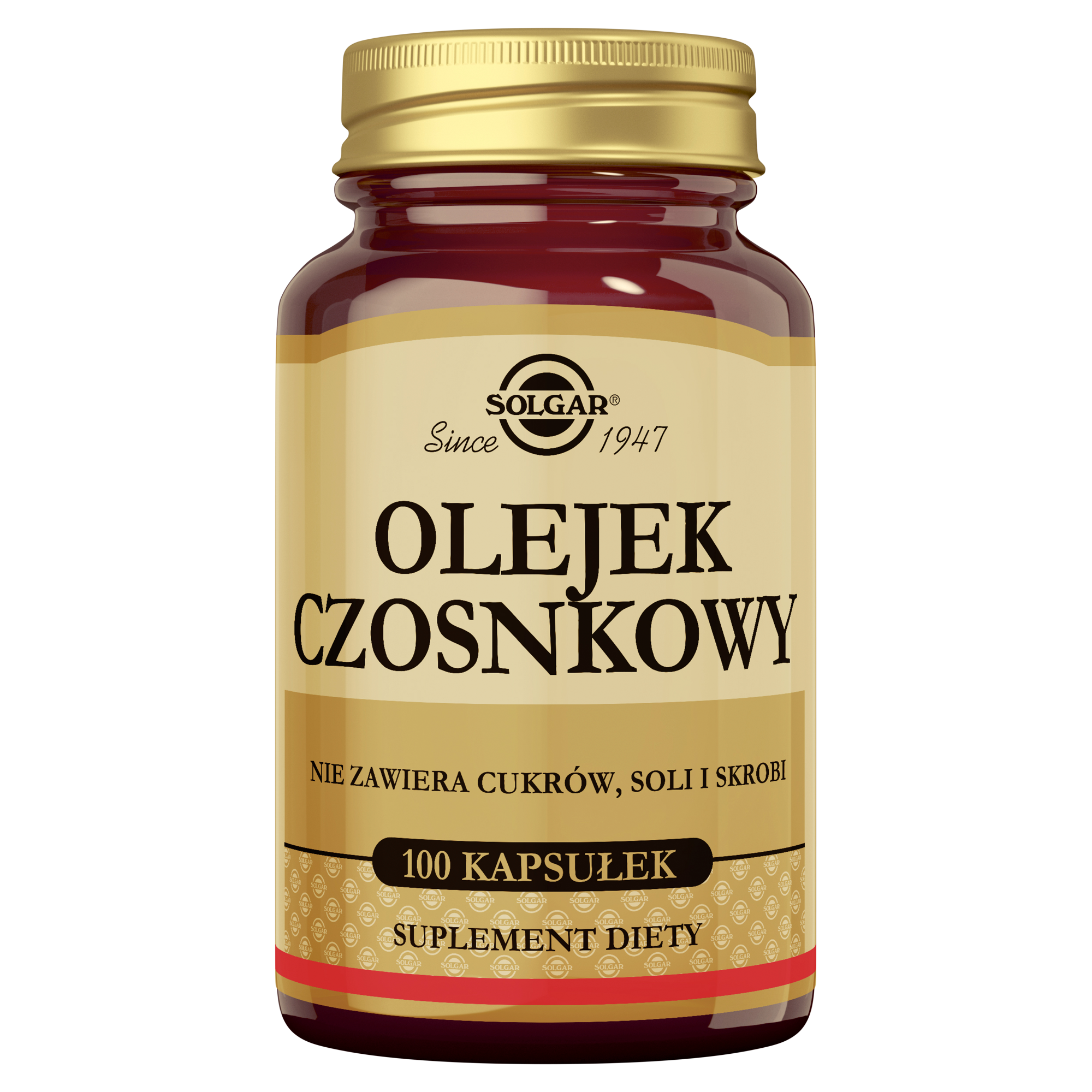 SOLGAR Olejek Czosnkowy 1 mg (świeży) 100 kapsułek zdjęcie