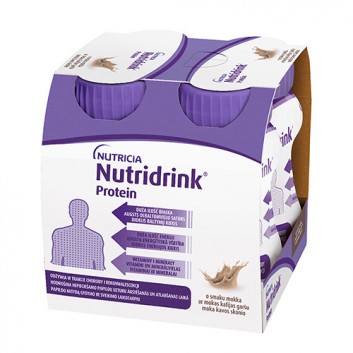 Nutridrink Protein smak mokka 4x 125 ml