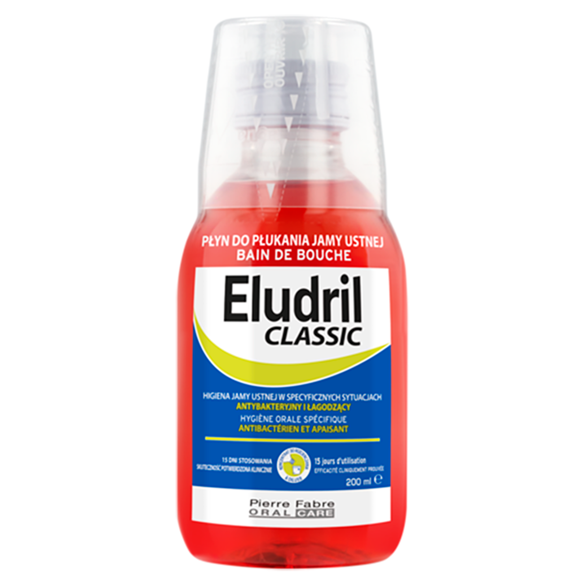 Eludril Classic, płyn do płukania jamy ustnej, 200 ml zdjęcie