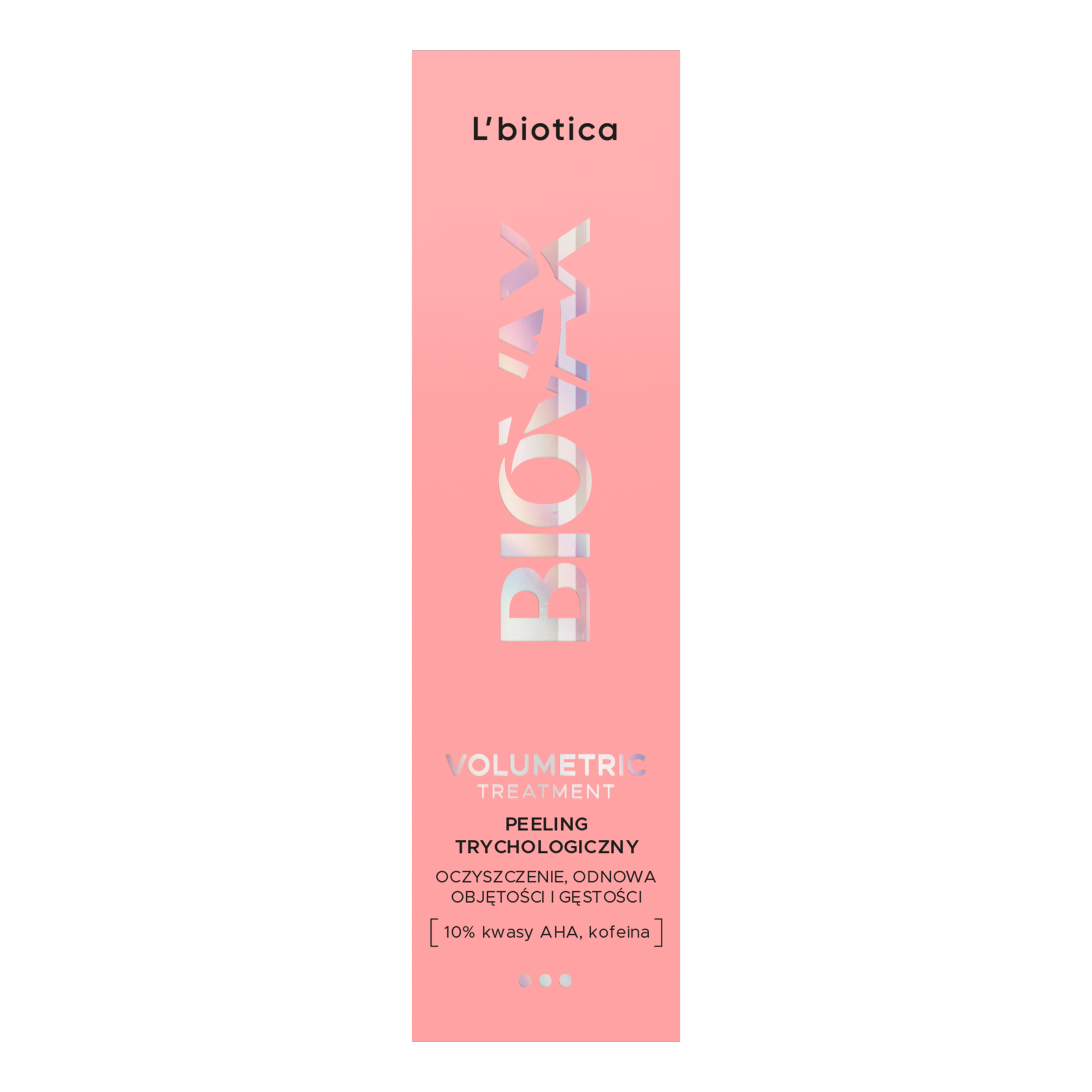 L'Biotica Biovax Glamour Volumetic Treatment peeling trychologiczny, 100 ml zdjęcie