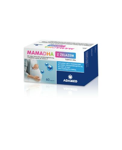 MamaDHA z żelazem 60 kapsułek zdjęcie