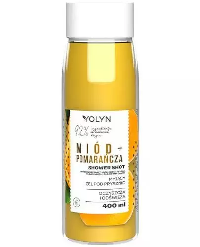 Yolyn myjący żel pod prysznic miód + pomarańcza 400 ml zdjęcie