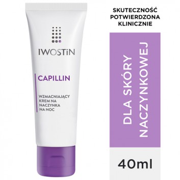 Iwostin Capillin wzmacniający krem na naczynka na noc 40 ml