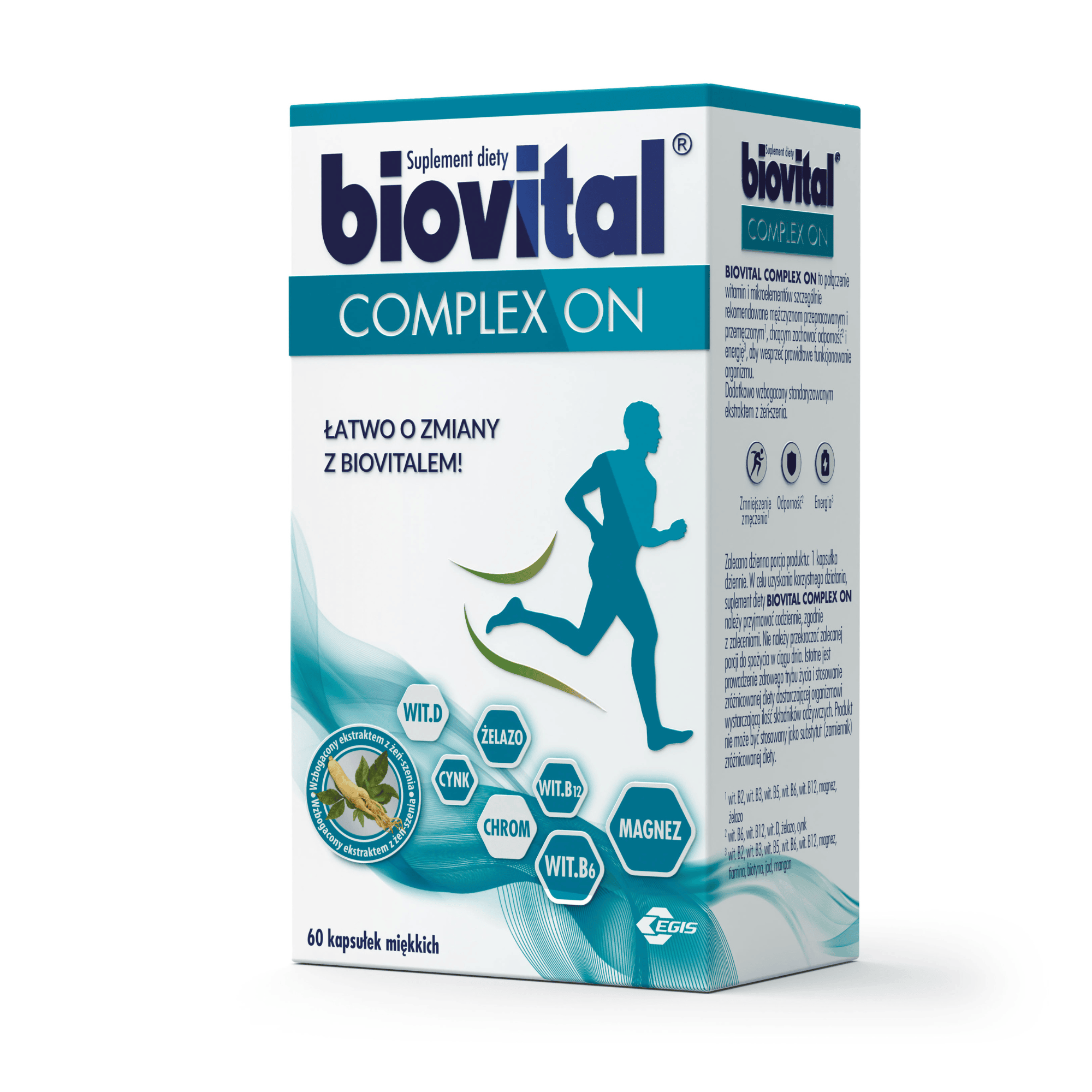Biovital Complex On 60 kapsułek miękkich zdjęcie