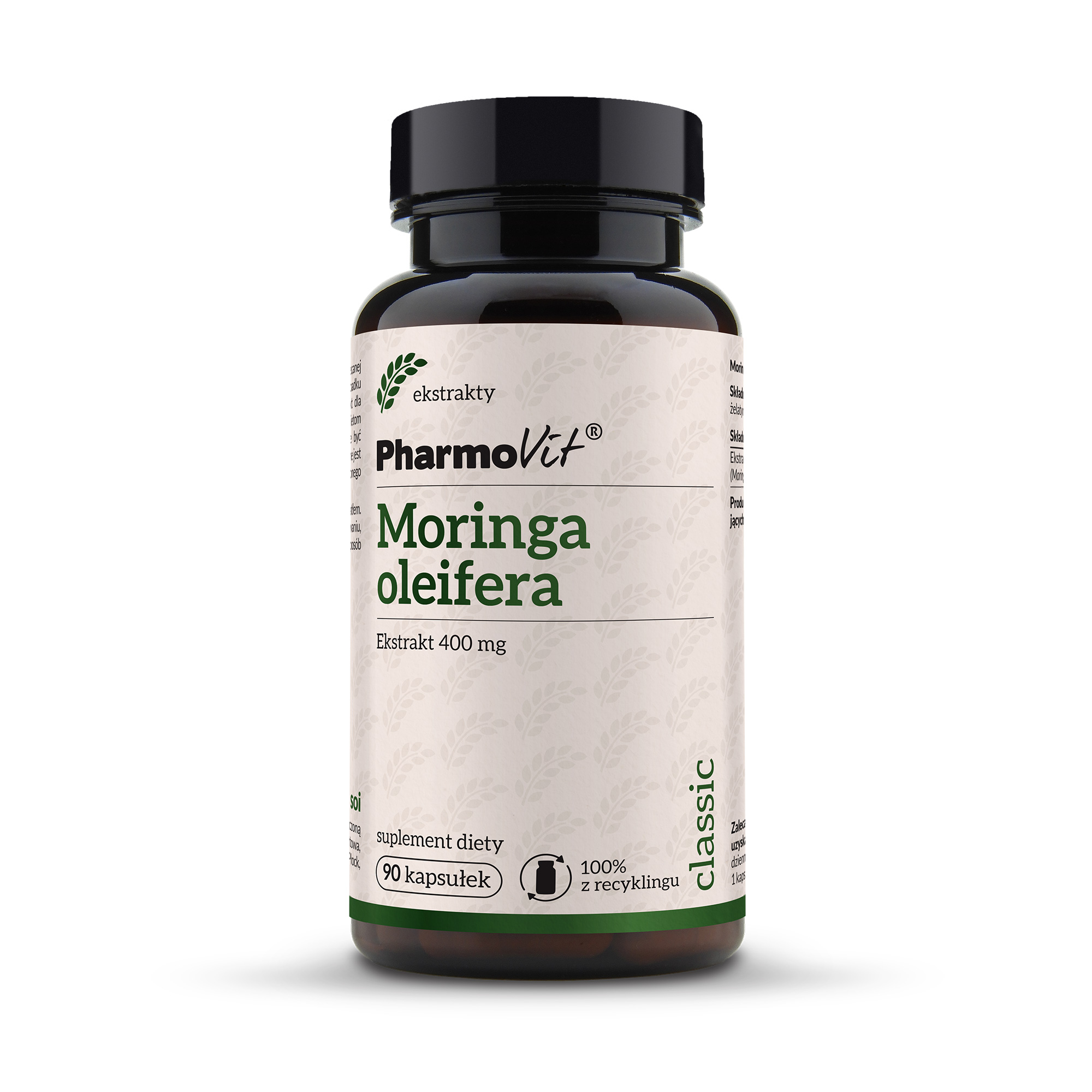 Pharmovit Moringa oleifera 4:1 400 mg, kapsułki, 90 sztuk zdjęcie