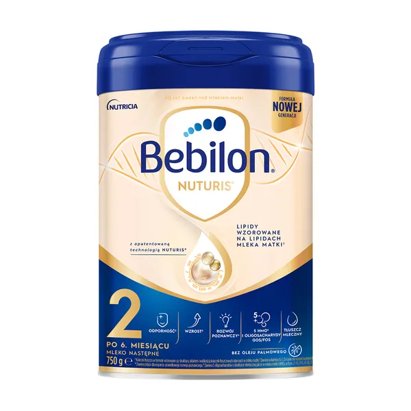 Bebilon Nuturis 2 mleko następne po 6.miesiącu, 750 g zdjęcie