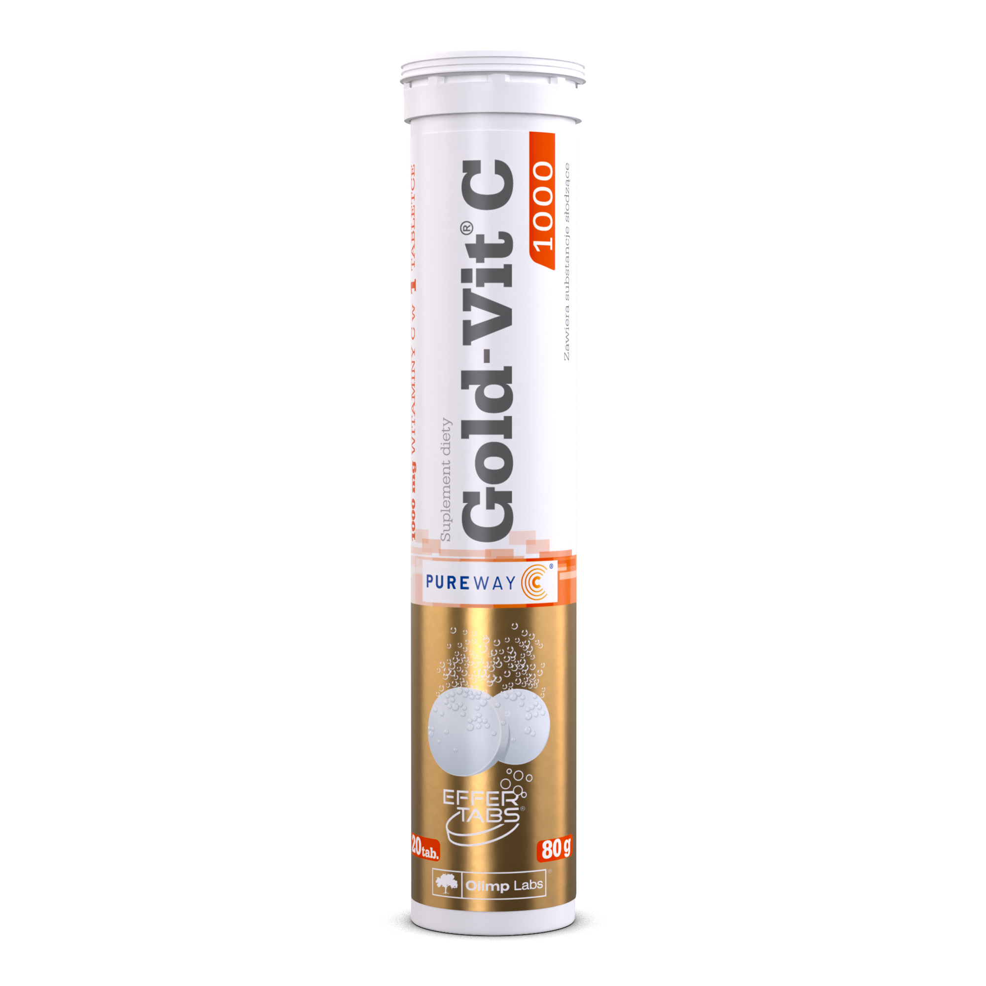 OLIMP, GOLD-VIT C 1000 Smak pomarańczowy - 20 tabl. mus. zdjęcie