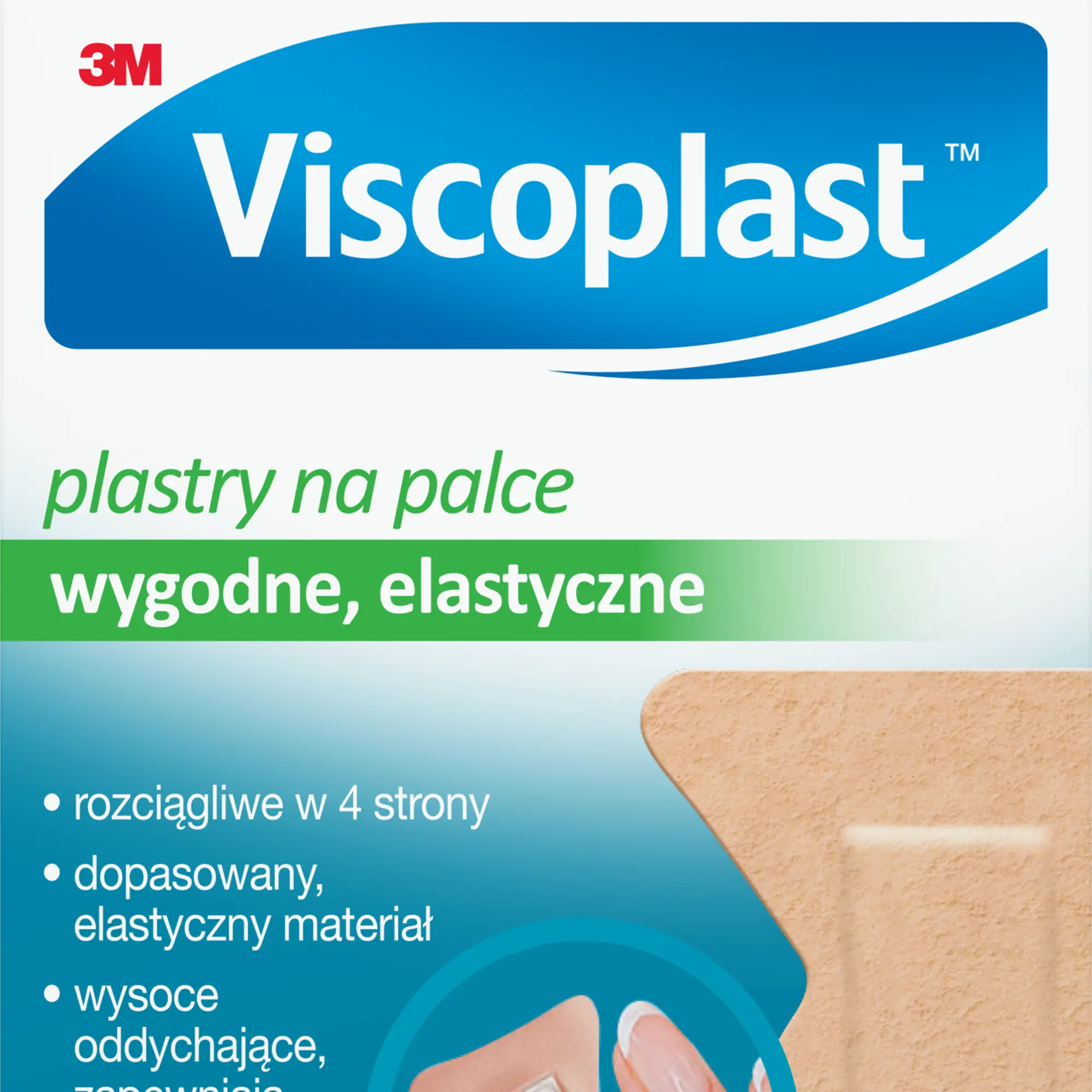 Viscoplast plastry na palce 44,5 mm x 51 mm 10 sztuk zdjęcie