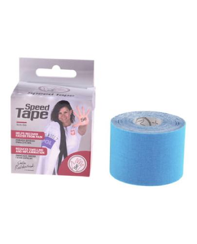 Taśma kinezjologiczna Speed Tape niebieska, 5 cm x 5 m, 1 sztuka zdjęcie