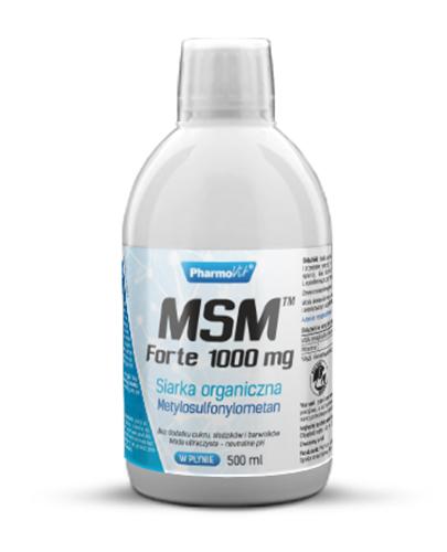 PharmoVit MSM Forte 1000 mg - 500 ml - cena, opinie, dawkowanie zdjęcie