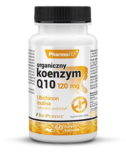 PHARMOVIT Organiczny koenzym Q10 120 mg - 60 kaps. - cena, dawkowanie zdjęcie