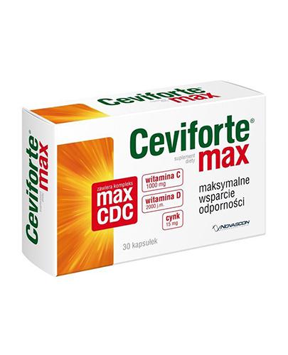 Ceviforte Max - 30 kaps. - cena, opinie, wskazania zdjęcie