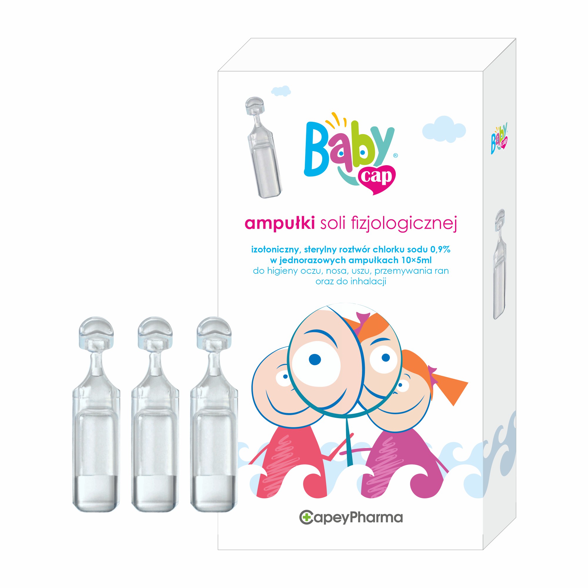 BABYCAP Ampułki soli fizjologicznej - 10 x 5 ml zdjęcie