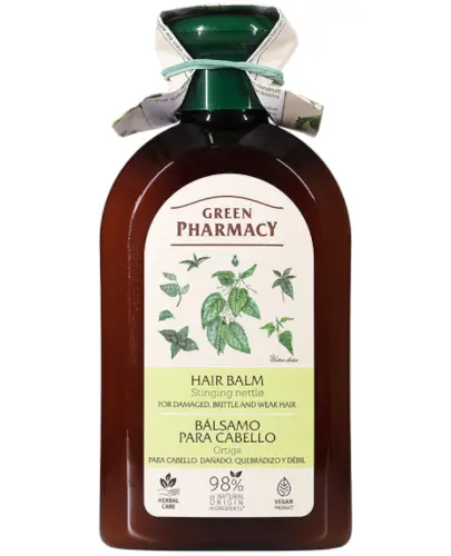 Green Pharmacy Balsam do włosów do włosów zniszczonych łamliwych i osłabionych pokrzywa zwyczajna 300 ml zdjęcie