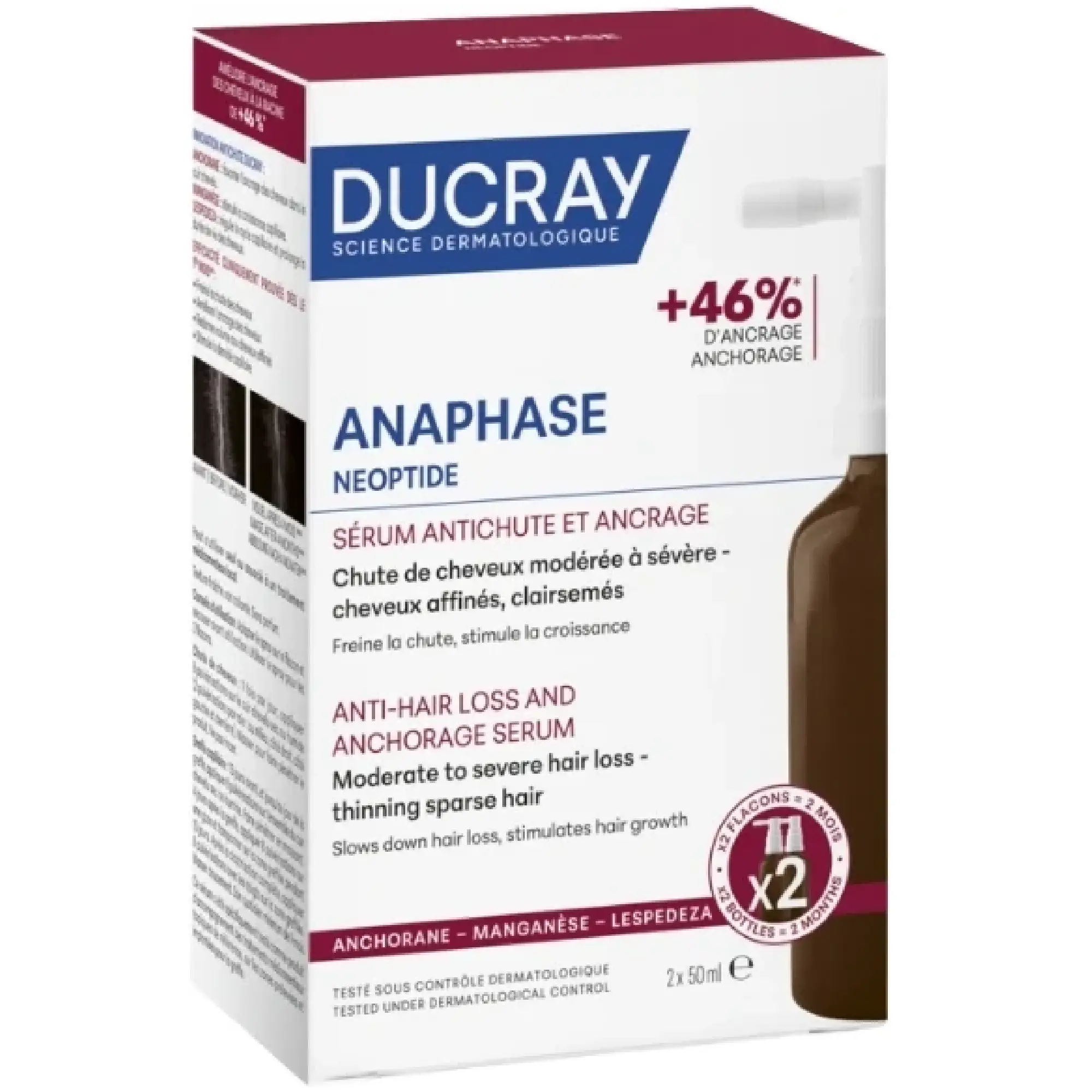 Ducray Neoptide Expert serum na porost i przeciw wypadaniu włosów, 2 x 50 ml zdjęcie