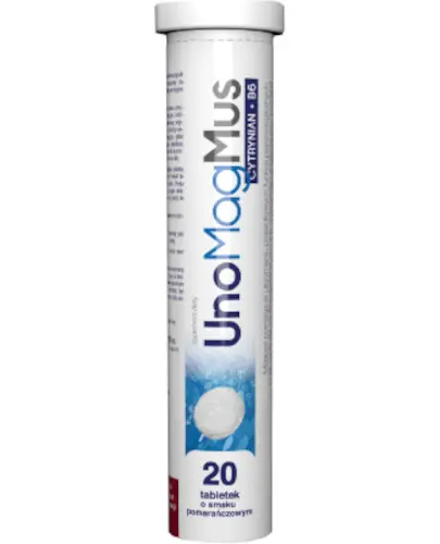 Unomag Mus 20 tabletek musujących zdjęcie