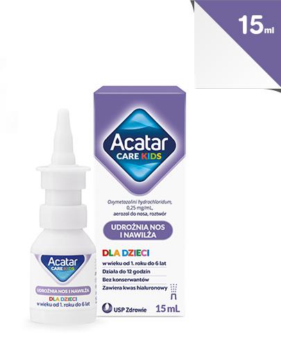 Acatar Care Kids, 0,25 mg/ml, aerozol do nosa, 15 ml zdjęcie