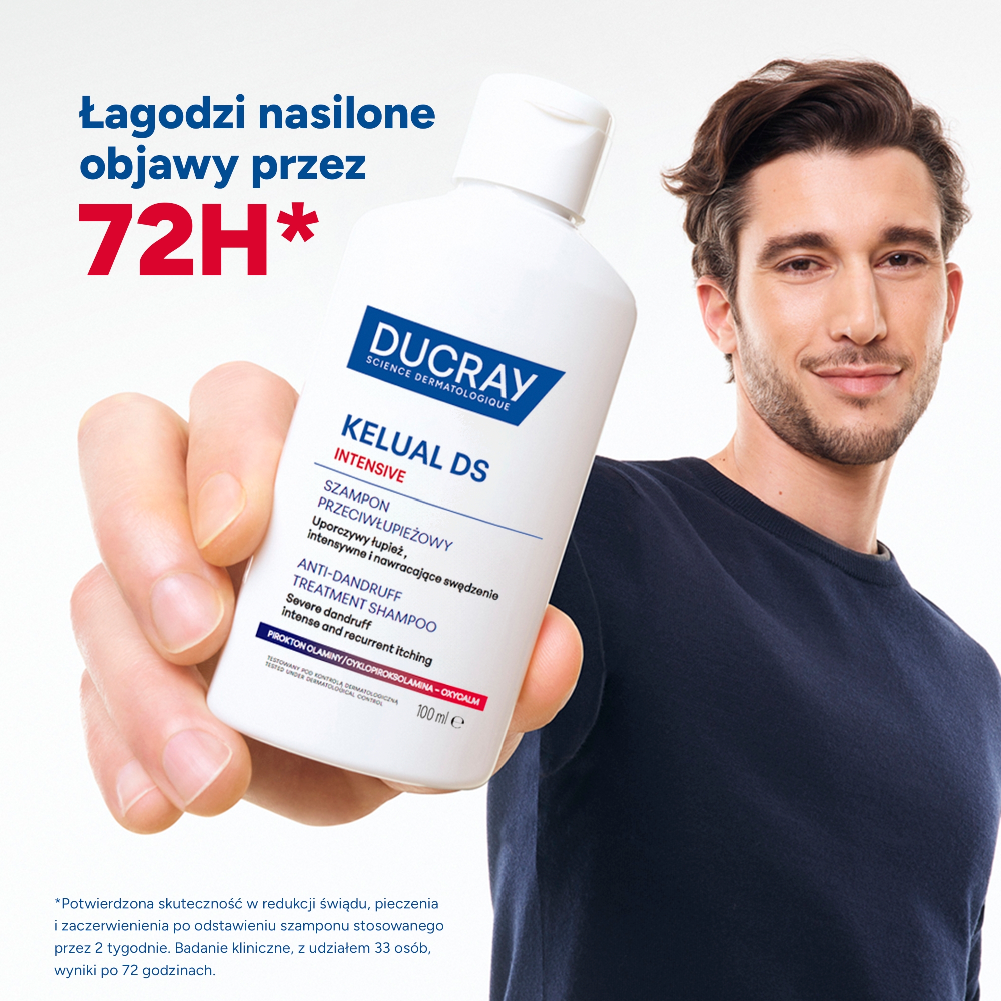 DUCRAY KELUAL DS INTENSIVE, szampon przeciwłupieżowy, 100 ml 
