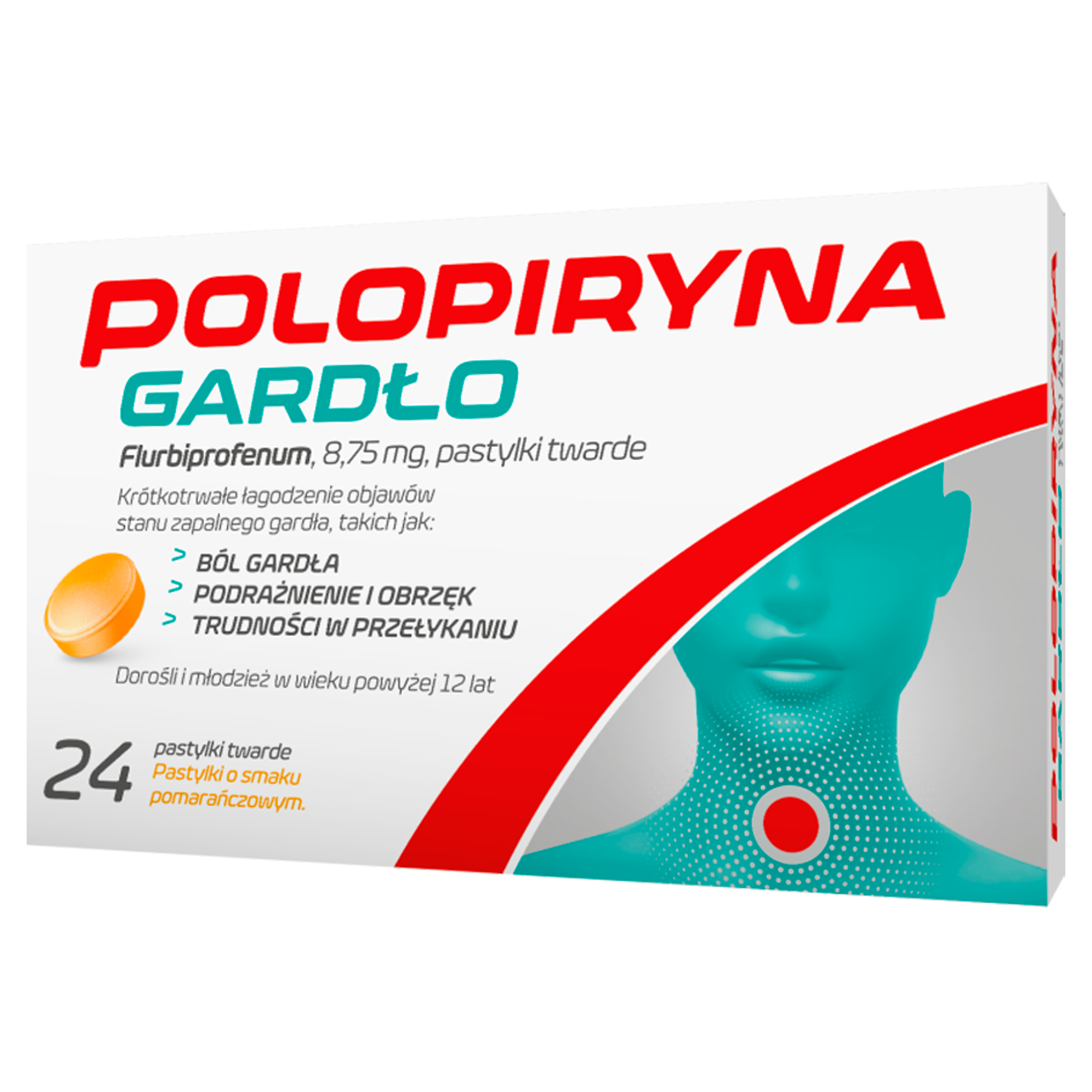 Polopiryna Gardło 8,75 mg 24 pastylki zdjęcie