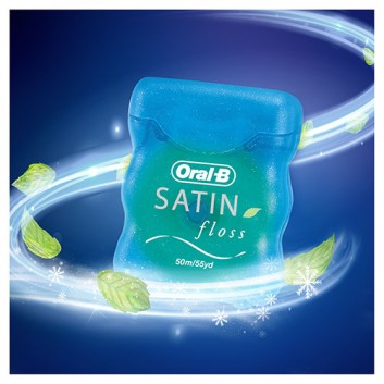 Oral-B Satin Floss woskowana nić dentystyczna 25 metrów
