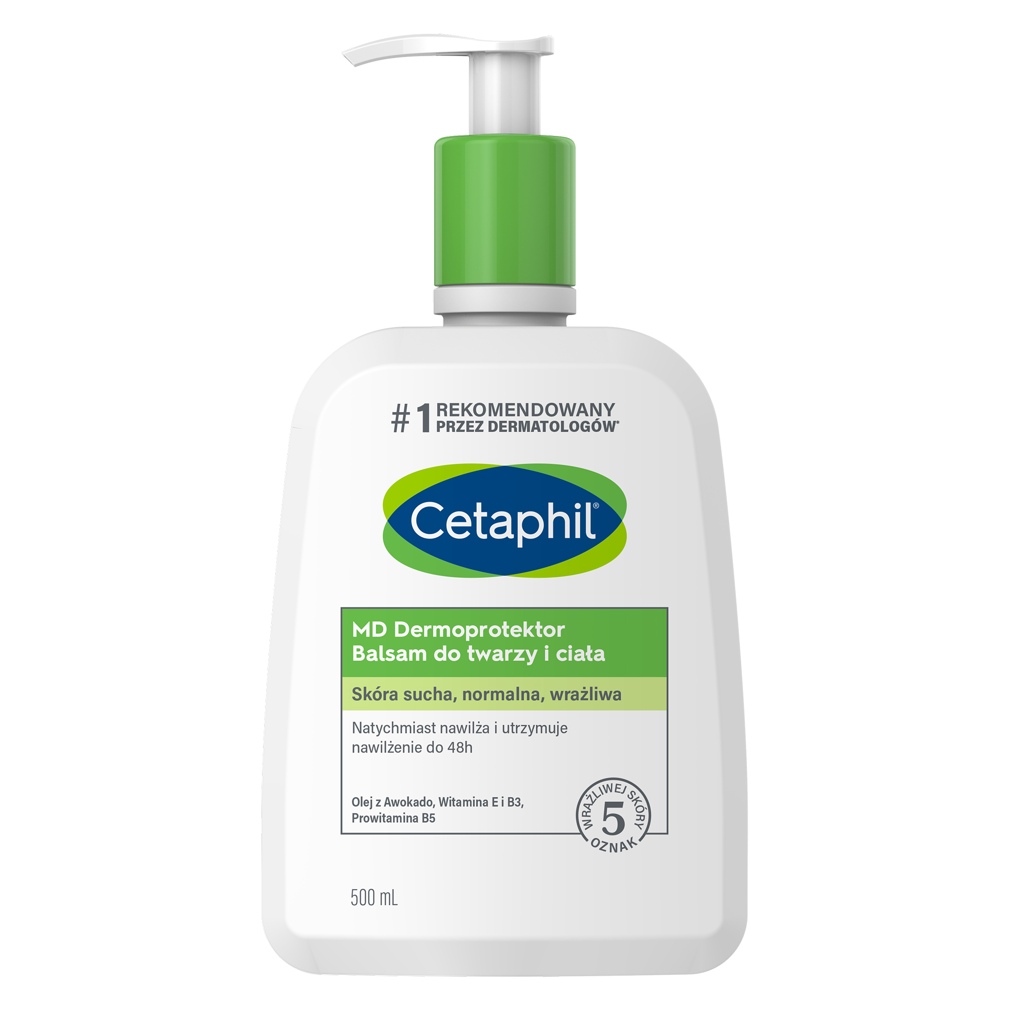 Cetaphil MD Dermoprotektor, balsam nawilżający do twarzy i ciała, 500 ml zdjęcie