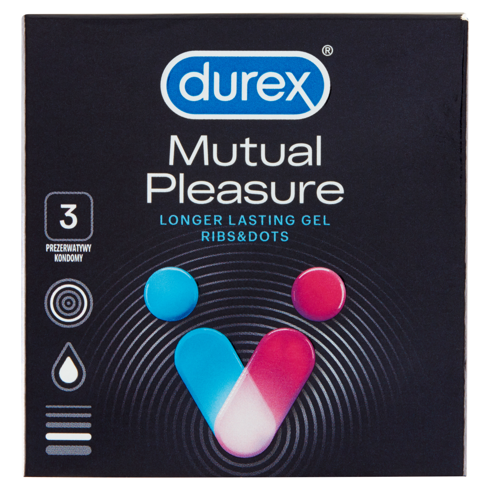 Durex Mutual Pleasure prezerwatywy 3 sztuki zdjęcie
