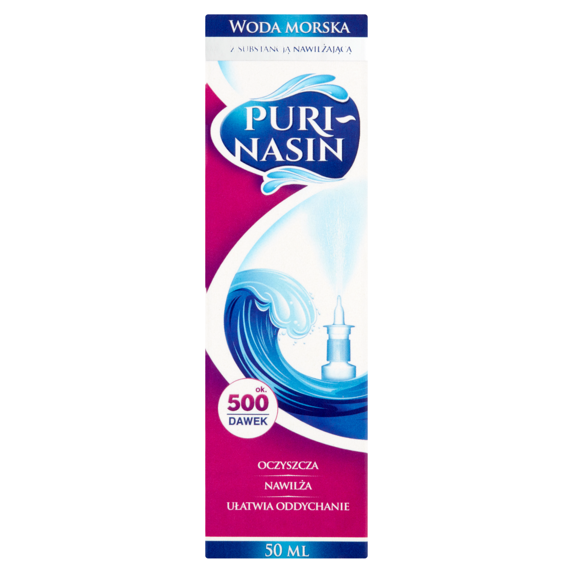 Purinasin woda morska nawilżającą 50 ml zdjęcie