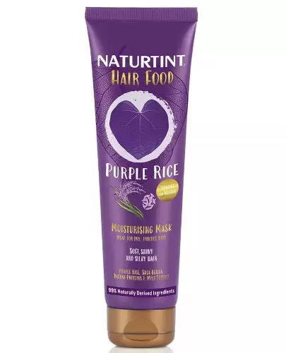 Naturtint Hair Food Purple Rice maska nawilżająca idealna do włosów suchych i szorstkich 150 ml zdjęcie
