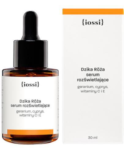 Iossi Dzika Róża Serum rozświetlające Geranium, cyprys, witaminy C i E, 30 ml  zdjęcie