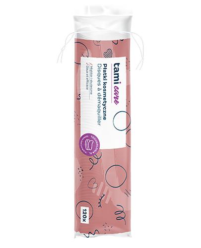 Tami Care Płatki kosmetyczne okrągłe 120 sztuk zdjęcie