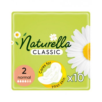 NATURELLA CLASSIC Podpaski ze skrzydełkami Normal, 10 sztuk